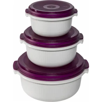 Dóza na potraviny Emsa Micro Family Mikrowelle Starterset Brombeere