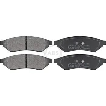 Brzdová destička Sada brzdových destiček, kotoučová brzda A.B.S. 37438