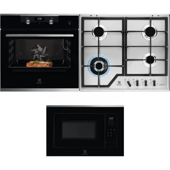 Set domácích spotřebičů ELECTROLUX KODEC75X2 + ELECTROLUX KGS64362XX + ELECTROLUX LMS4253TMX