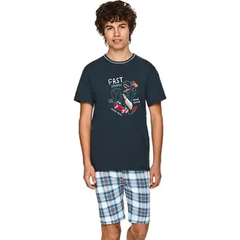 Chlapecké pyžamo Chlapecké pyžamo Ivan 2742/1 TARO grafit (šedá) 152