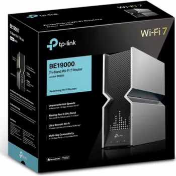 WiFi router TP-Link Archer BE800 AXE19000, WiFi 7, 1x 10GWAN, 4x 2.5GLAN, 1x 10GLAN/SFP+, USB, 2,4/5/6GHz
