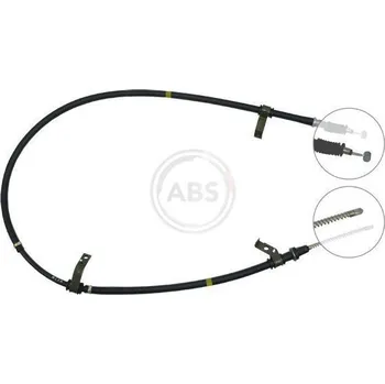 Lanko parkovací brzdy Tažné lanko, parkovací brzda A.B.S. K14318