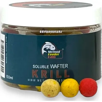 Návnadová surovina Method Feeder Fans Method Action Wafter Boiliies 12 mm 100 ml - Krill