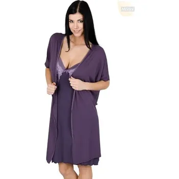 Dámské noční prádlo Dámský župan 54/2-80 FABIO růžová světlá S/M