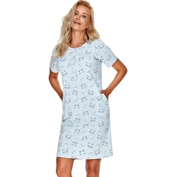 Dámská noční košile Dámská noční košile Katia 2664/1 TARO šedá melír M