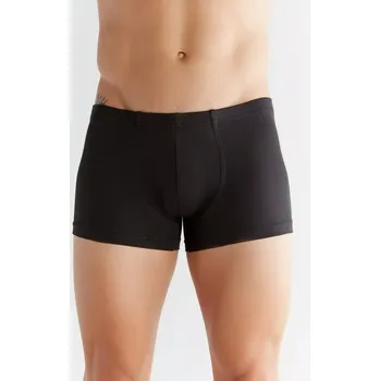 Boxerky ALBERO NATUR BIO Pánské boxerky S-XL (těsnější) 95% GOTS Bio bavlna 5% Elastan Černá M