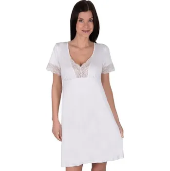 Dámská noční košile Dámská noční košile Alena šampaň BABELLA šampaň (ecru) XL