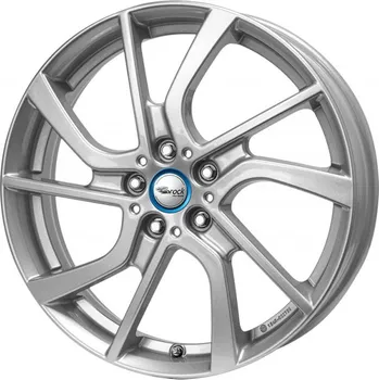 Disk BROCK Alu Kola Brock B1 7.5x16 4x100 ET25 Kristallsilber (KS) 63.4