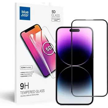 Blue Star ochranné sklo na displej Apple Iphone 14 Pro Max , 5D Full Cover s rámečkem , černé