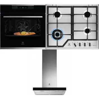 Set domácích spotřebičů ELECTROLUX KOBCS31X + ELECTROLUX KGS64362XX + ELECTROLUX LFT766X