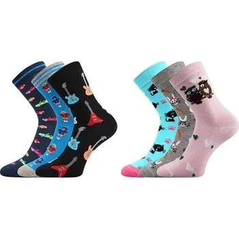 Ponožky 057-21-43 VIII mix holka C 35-38 (23-25)