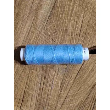 Nit Nitě lněné knoflíkové 50 m barva modrá světlá