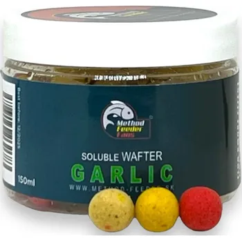 Návnadová surovina Method Feeder Fans Method Action Wafter Boiliies 12 mm 100 ml - Česnek