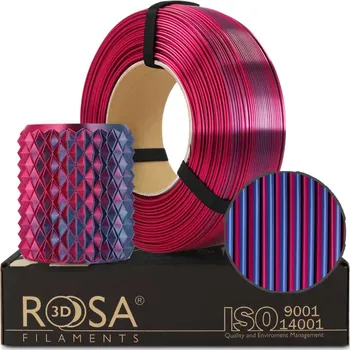 Filament ReFill ROSA3D / PLA MAGIC SILK / MIDNIGHT CITY / 1,75 mm / 1 kg