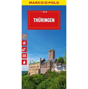 MARCO POLO Reisekarte Deutschland 07 Thüringen 1:200.000