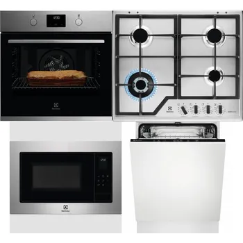 Set domácích spotřebičů ELECTROLUX KOFGH70TX + ELECTROLUX KGS64362XX + ELECTROLUX EMS4253TEX + ELECTROLUX EEA27200L