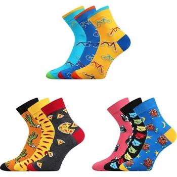 Dámské oblečení Ponožky Lonka WEELS mix pizza 43-46 (29-31)