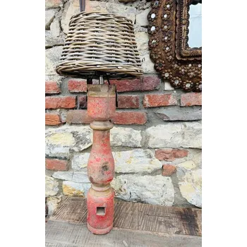 Aroma lampa Hitra Dřevěná lampa rustic/červená