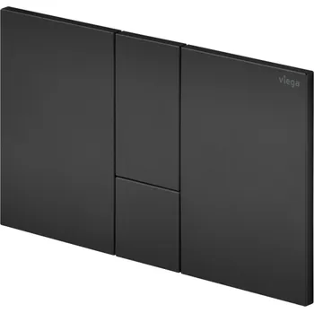 WC ovládací deska Prevista Viega 8614.1 VfS24 plast, černá lesk