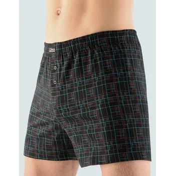 Trenýrky Pánské trenky volné GINO 75094P černá kofola M/L