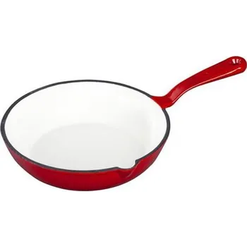 Pánev TEREZA litinová pánev 21 cm Gourmetina stínově červená 1030-05-20