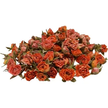 Jedlá dekorace na dort ROSIE ROSE - SUŠENÉ KVĚTY RŮŽE "ORANGE SUNRISE" 20g