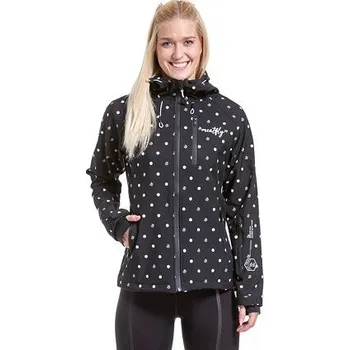 Dámská bunda Meatfly dámská softshell bunda Zaja Dots Black | Černá | Velikost L