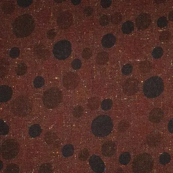 Tvíd 10225 hnědý s puntíky, š.140