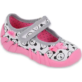 Dívčí bačkory BEFADO 109P220 dívčí balerínky medvídci 18 109P220_18