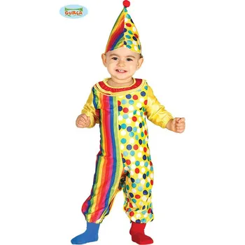 Karnevalový kostým Baby klaun dětský kostým 12-18 měsíců