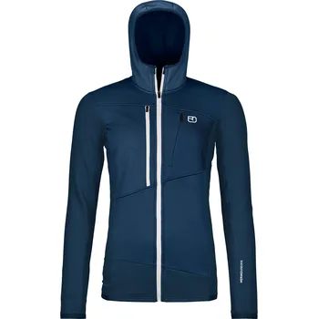 Pánská mikina Dámská Mikina Ortovox Fleece Grid Hoody Women's Barva: Deep Ocean, Velikost: XS