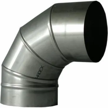 Kouřovod Koleno komínové WADEX 116, D120 mm 90°