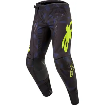 Moto oblečení Motokrosové kalhoty Alpinestars Techstar Rantera 2024 černo-modro-fluo žluté 32