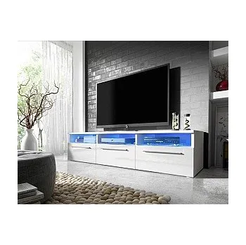 Televizní stolek TV stolek RTV 2 bílá