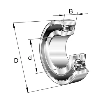 2305-2RS-TVH FAG Naklápěcí kuličkové ložisko