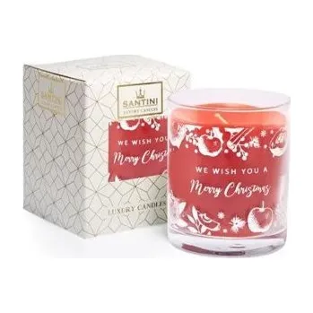 Svíčka Vonná svíčka SANTINI 200 g - JABLKO A SKOŘICE