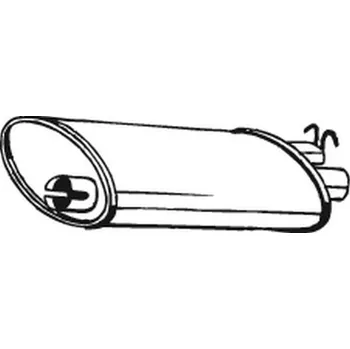 Tlumič výfuku Zadní tlumič výfuku BOSAL 235-945