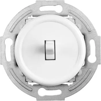 Elektrická zásuvka Elhard Klasik KL1207W vypínač č.7 bílý