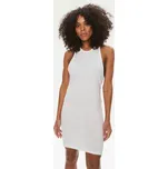 Dámské plážové šaty KW0KW02480 YCD bílé - Calvin Klein M