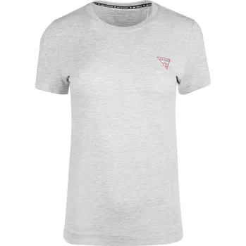 Dámské tričko GUESS DÁMSKÉ TRIČKO T-SHIRT SS CN MINI TRIANGLE GREY W2YI44J1314 LMGY Velikost: L