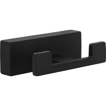 Věšák Věšák do předsíně ALEX, kovový, černá mat, šířka 72 mm 2621 PB12