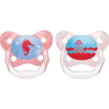 dudlíky Dr. Brown Dr.Brown´s Dudlík PreVent tvarovaný štít 0-6m růžový 2ks (PV12001R)