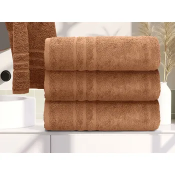 Ručník Osuška Comfort Maxi 100x200 cm hnědá, 100% bavlna