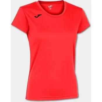 Dámské tričko Dámské/Dívčí sportovní tričko JOMA RECORD II SHORT SLEEVE T-SHIRT FLUOR CORAL Velikost: L, Barva: CORAL FLUOR