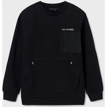 Chlapecká mikina chlapecká černá mikina klokanka Mayoral 6468-74 velikost 140