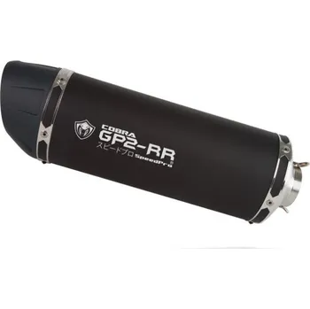 Výfuk pro motocykl Laděný výfuk COBRA GP2-RR Black Suzuki SFV 650 Gladius