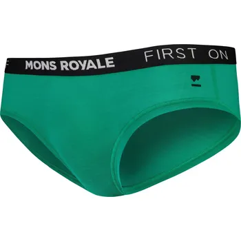 Pánské termo spodní prádlo Merino kalhotky MONS ROYALE FOLO BRIEF WMNS pop green Velikost: XL