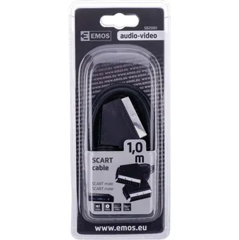 Video kabel Emos Scart-Scart kabel, 21 PIN, 1m