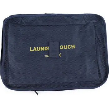 Sada cestovních organizérů do kufru 6 ks, barva 3 modrá tmavá