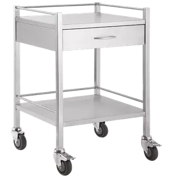 MEDICART 32, zdravotnický vozík, 600x490x900 mm, nerez